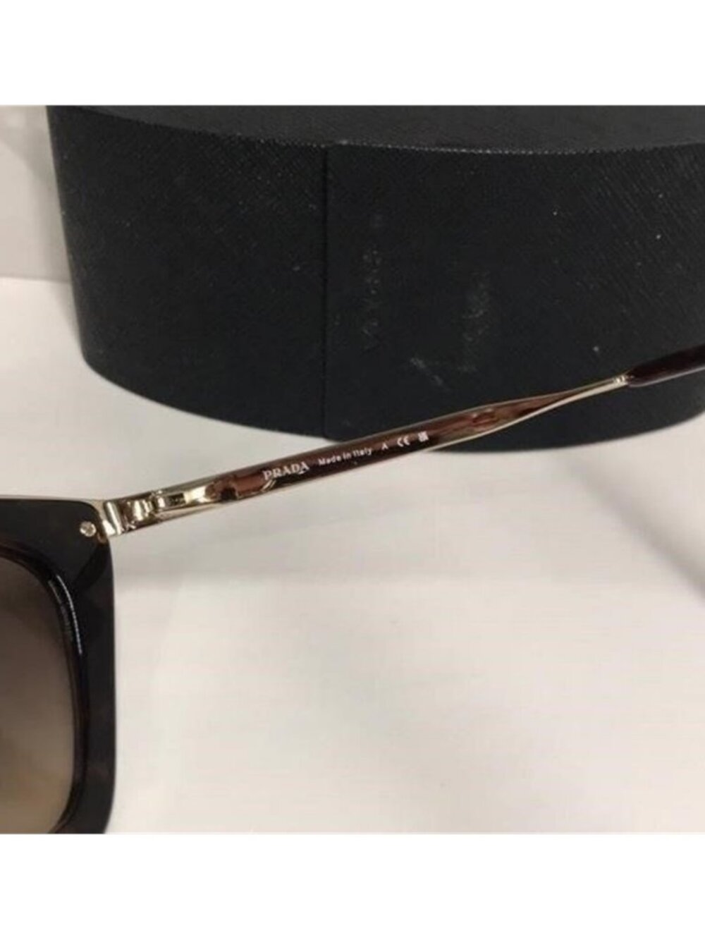 New Authentic Prada PR53S 2AU-3D0 – Havana Brown Gradient Cat-Eye Sunglasses - Picture 3 of 12